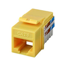 Yellow K.S. RJ-45 Cat 6 CON3025Y