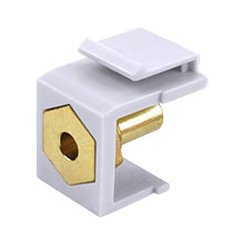 banana plug keystone jack CON3028W