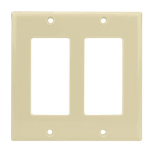 Dual Gang Ivory Decora Plate CON3041I
