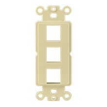 Ivory 3 Port Decora Strap CON3053I