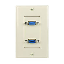 DUAL VGA WALL PLATE L/A CON3081LA