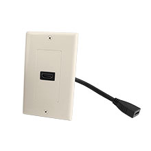 Lt Alm Decora HDMI Wall Plate CON3084LA