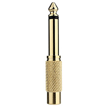 1/4in M TO RCA FM GOLD-PLATTED CON7016