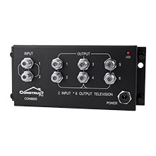 Construct Pro 2 x 6 Video Distribution Module CON9000