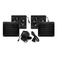 Cool Components PK-HFL-BLK HIFLO Vent Package, black COOL2015