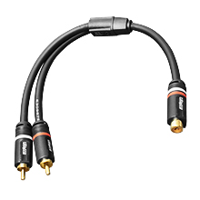 RCA Y Cable, 2 Male to  Female ELE1100