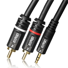 1M Audio cable 3.5mm to RCA ELE15001M