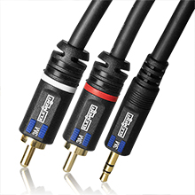 3M Audio cable 3.5mm to RCA ELE15003M