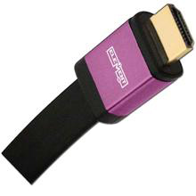 Elementhz 10 meter (32.8ft) HDMI Cable, Flat Jacket, Purple End ELE6010M