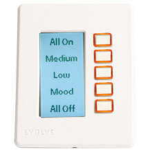 Evolve LCD-1 Single Gang Controller (Almond)
