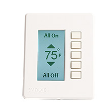 Evolve LCD-1 Single Gang Controller (White)