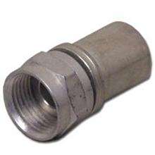 Thomas & Betts RG-6 connector silver alloy, qty100 F56CH