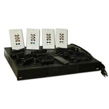 Aton HD Audio/Video Router Kit with Router, 4 Wall plates, 4 Receivers, 4 Emitters, 1 Remote HDR44KT