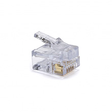 Platinum Tools 100026LTC EZ-RJ12/11 Long Tab Connectors, pack of 50