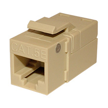 Platinum Tools 705IV-1 EZ SNAPJACK for  Cat5e Keystone, Ivory, each PLA1017