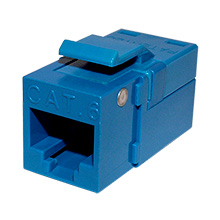 Platinum Tools 706BL-1 EZ SNAPJACK for  Cat6 Keystone, Blue, each PLA1019