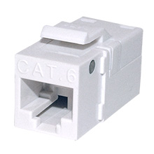 Platinum Tools 706WH-1EZ SNAPJACK for  Cat6 Keystone, White, each PLA1022