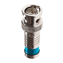 BNC Connectors for RG6 Quad, Bag 25