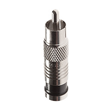 RCA Connectors for RG6, Pack of 6 PLA2009