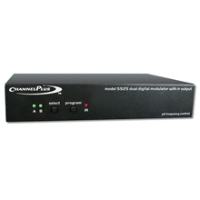 Channel Plus Model 5525 2-channel Modulator CATV UHF 1 output PLU5525