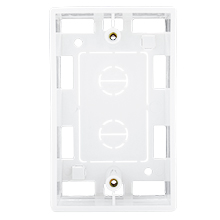 Quest Premier Raceway NFP-3000 Surface mount box, Single gang, white QST102SMB