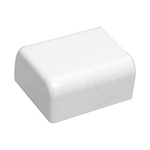 Quest Premier Raceway FEC-73414 1-1/2in End cap, white QST200EC