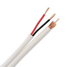 Skyline™ PLENUM RG-59 w/ 18 Gauge Power Cable (UL), 500ft Box (White) SKL1271