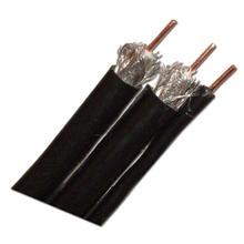 Skyline RG-6 Dual w/Ground Coax, SC, UL, 500ft, black SKL1292B