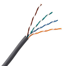 Skyline Cat5e 8-Conductor Wire, 24awg Solid, 1000ft Box, Gray SKL1403