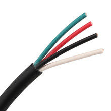Skyline™ Direct Burial 16 AWG 4-Conductor CL3-Rated Speaker Cable, 500ft Reel-in Box (Black) SKL1421