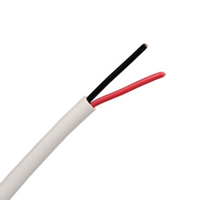 100ft 18 Gauge 2 Wire Speaker Cable, Paper Spool, CL2 UL, White