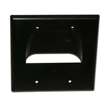 Skywalker Signature Series Inverted Dual Gang Bundled Wall Plate Black