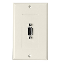 Skywalker Signature Series Wall Plate with VGA  Female to Female, Almond SKY05077A