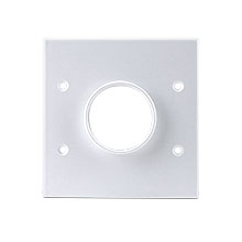 Skywalker Signature Series Dual Gang Wall Plate with 1 3/4in opening, white SKY05078WD