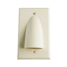 Skywalker Signature Series Single Gang Bundled Cable Wall Plate, Almond SKY05087AS