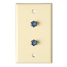 Skywalker Signature Series Wall Plate w/dual 3.0ghz F-81, Ivory
