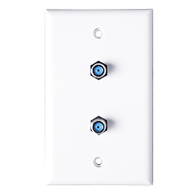 Skywalker Signature Series Wall Plate w/dual 3.0ghz F-81, White SKY05092W