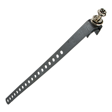 Thomas &amp; Betts 12in Galvanized Ground Strap, UL-Listed, Dish Approved TNB4011