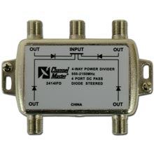 Channel Master Model 2414IFD 4-Way Power Divider