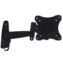 Choice Select Tilt/Swivel Articulating Mount for 10-23in LCD screens, black