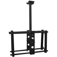 Choice Select Double Tilt/Swivel Ceiling Mount for 30-63in Screens, black
