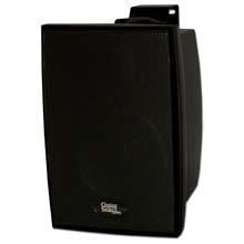 Choice Select Ultra 5.25in Weather Resistant Speakers with Aluminum grill, Black, pair