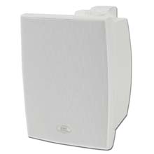 Choice Select Ultra 6.5in Weather Resistant Speakers with Aluminum grill, white, pair