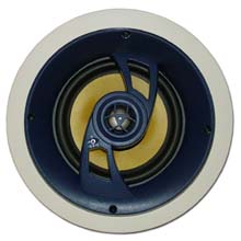 Choice Select Ultra 6.5in 20 Degree Angle 2-way Ceiling Speakers with Fiberglass Woofer and Titanium tweeter, pair